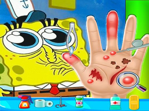 Spielen Spongebob Hand Doctor Spiel