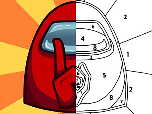 Spielen Among Us Coloring Spiel