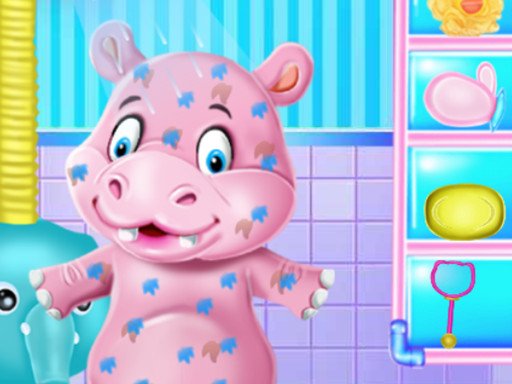 Spielen Baby Hippo Bath Time Spiel
