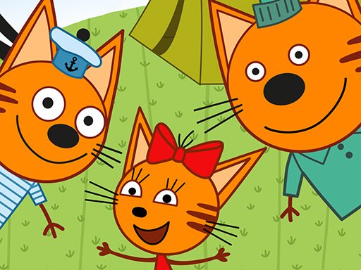 Spielen Picnic With Cat Family Spiel