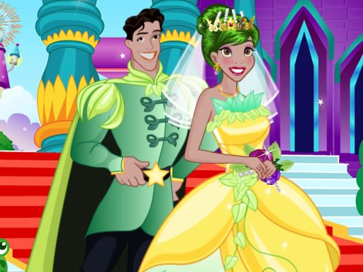 Spielen Frog Princess Wedding Dress up Spiel