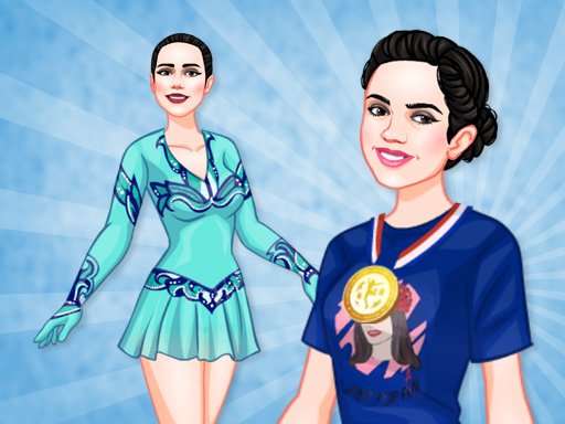 Spielen Young Figure Skaters Ellie and Jenny Spiel