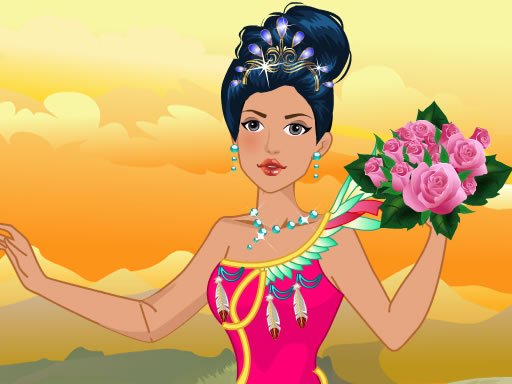 Spielen Native American Princess Wedding Dress up Spiel