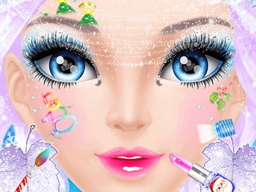 Spielen Christmas Makeup Salon Spiel