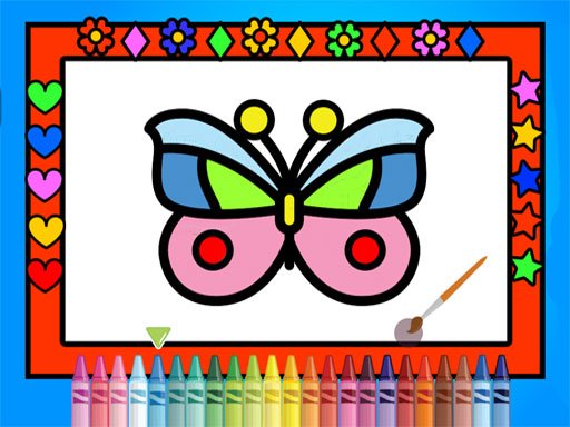Spielen Color and Decorate Butterflies Spiel