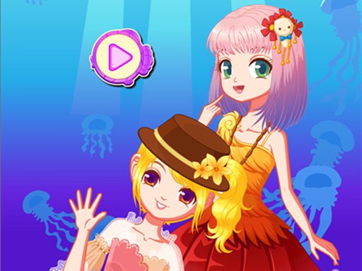 Spielen Mermaid Princess Dress Up Salon Spiel