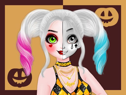 Spielen Princess Halloween Makeup HalfFaces Tutorial Spiel