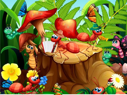 Spielen Hidden Objects Insects Spiel