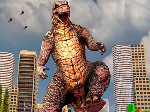 Spielen Monster Dinosaur Rampage City Attack Spiel