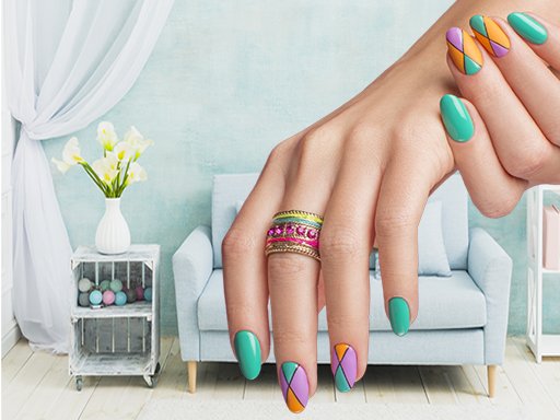 Spielen Nail Art Puzzle Spiel