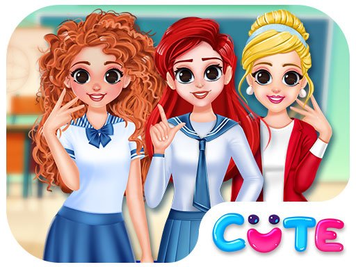 Spielen BFF Princess Back To School Spiel