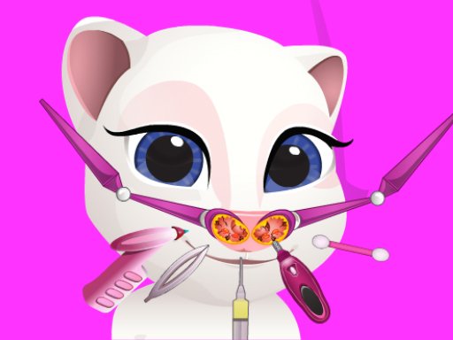 Spielen Talking Tom Angela Nose Doctor Spiel