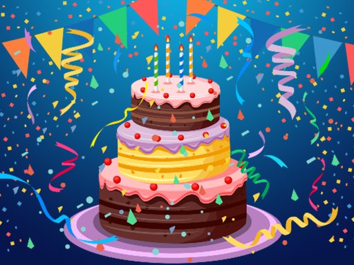 Spielen Birthday Cake Puzzle Spiel