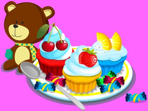 Spielen Cooking Colorful Cupcakes Spiel