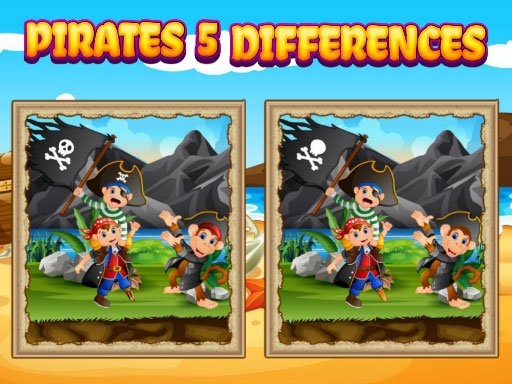 Spielen Pirates 5 Differences Spiel