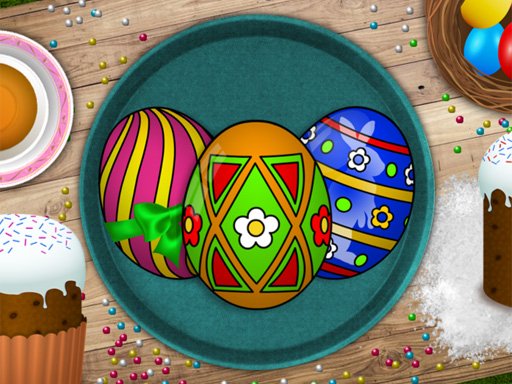 Spielen Handmade Easter Eggs Coloring Spiel
