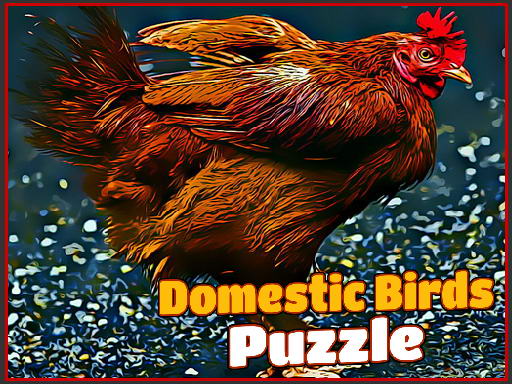 Spielen Domestic Birds Puzzle Spiel