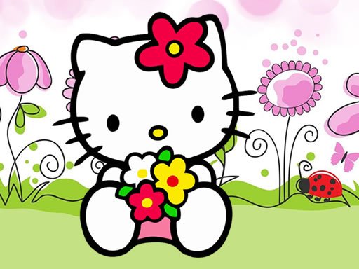 Spielen Hello Kitty Jigsaw Spiel
