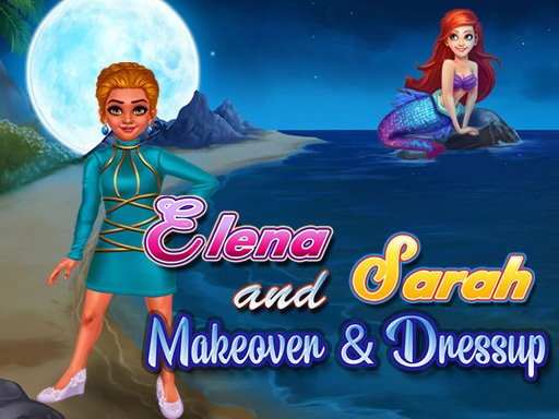 Spielen Elena and Sarah Makeover and Dressup Spiel