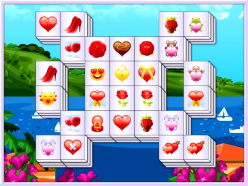 Spielen Valentines Mahjong Deluxe Spiel