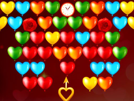 Spielen Bubble Shooter Valentines Spiel