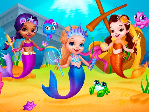 Spielen Little Mermaids Dress Up Spiel