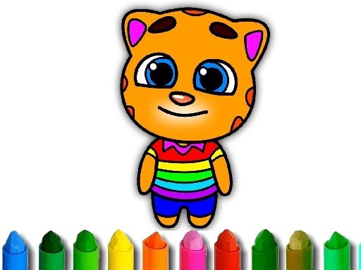 Spielen Talking Tom Coloring Spiel