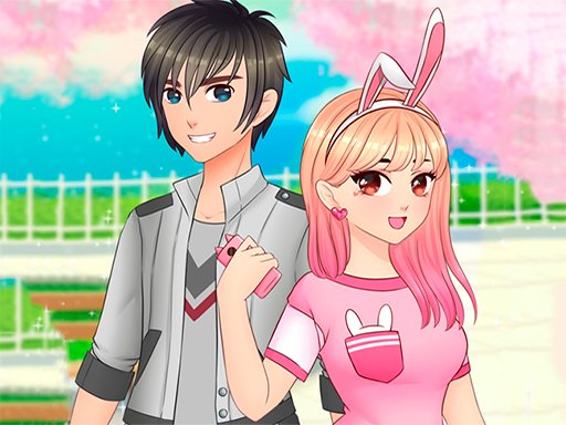 Spielen Romantic Anime Couples Dress Up Spiel