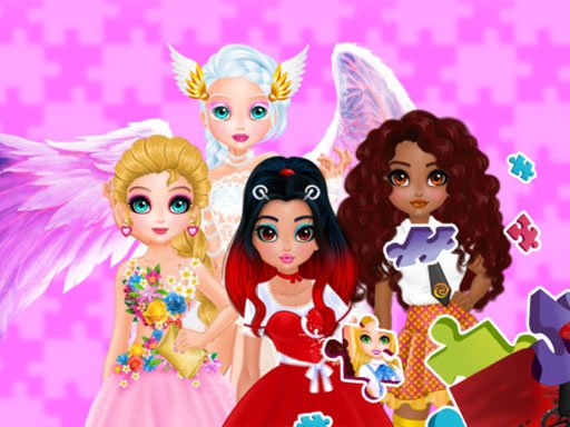 Spielen Puzzles – Princesses and Angels New Look Spiel
