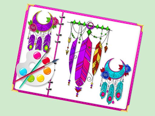 Spielen Miraculous Dream Catcher Coloring Spiel
