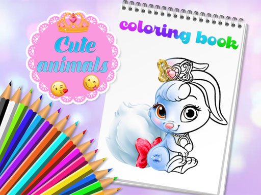 Spielen Cute Animals Coloring Spiel