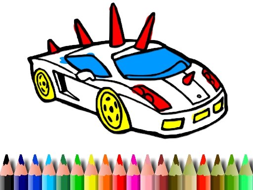 Spielen BTS GTA Cars Coloring Spiel