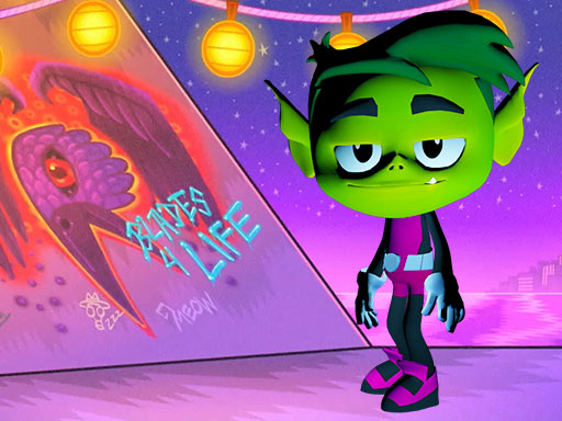 Spielen Super Beast Boy Titans Go Spiel