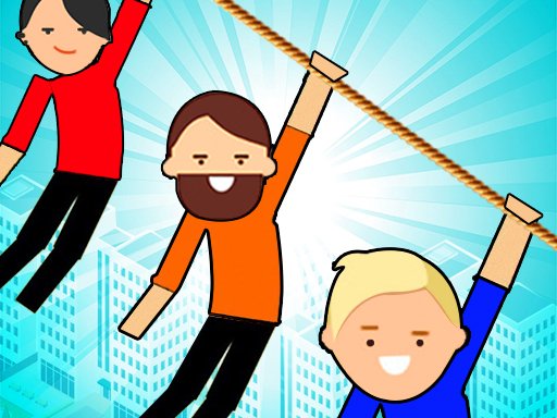 Spielen Zipline Rescue – Physics Puzzle Spiel