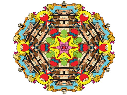 Spielen Mandala Coloring Spiel