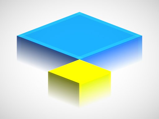 Spielen Isometric Squares puzzle Spiel