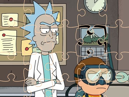 Spielen Rick and Morty Jigsaw Spiel
