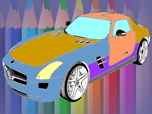 Spielen Muscle Cars Coloring Spiel
