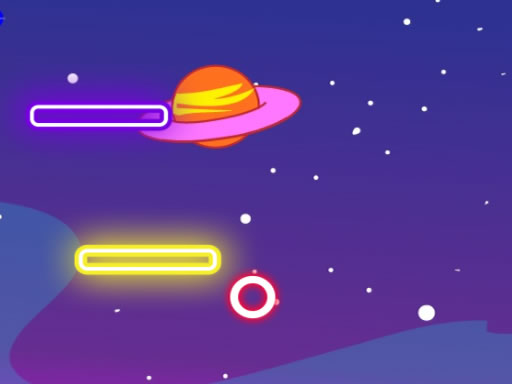Spielen Neon Space Jump Spiel