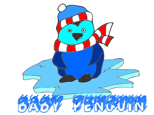 Spielen Baby Penguin Coloring Spiel