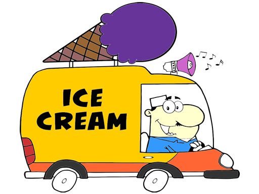 Spielen Ice Cream Trucks Coloring Spiel