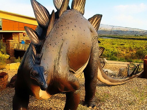 Spielen Stegosaurus Dinosaur Jigsaw Spiel