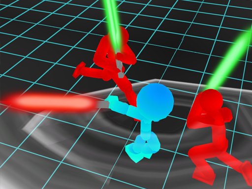 Spielen Stickman Neon Warriors: Sword Fighting Spiel