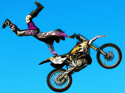 Spielen Crazy Motocross Jumps Jigsaw Spiel