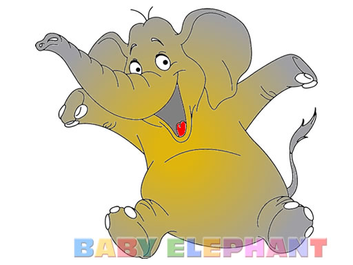 Spielen Baby Elephant Coloring Spiel