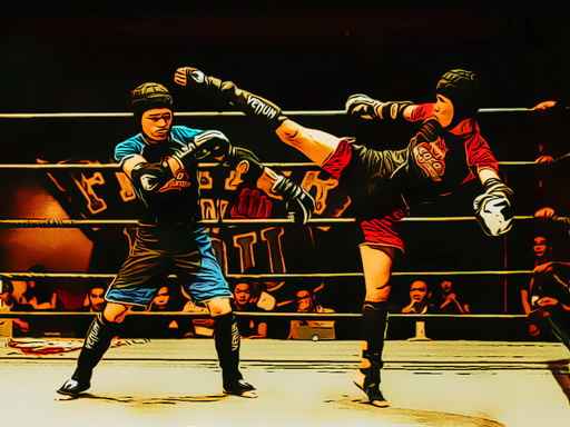 Spielen Fighters in the Ring Spiel