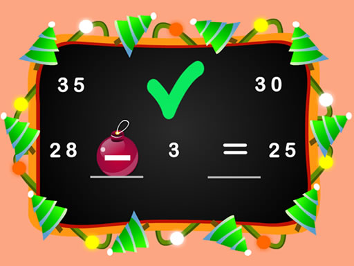 Spielen Xmas Math Spiel
