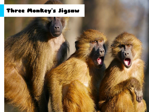 Spielen Three Monkey’s Jigsaw Spiel