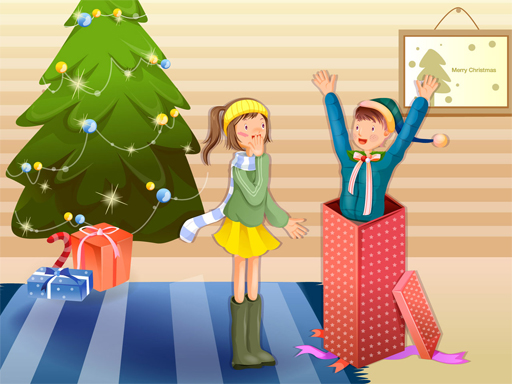Spielen Christmas Lovers Slide Spiel