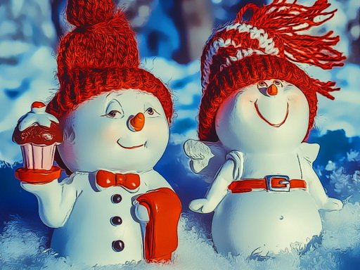 Spielen Snowman Couples Spiel